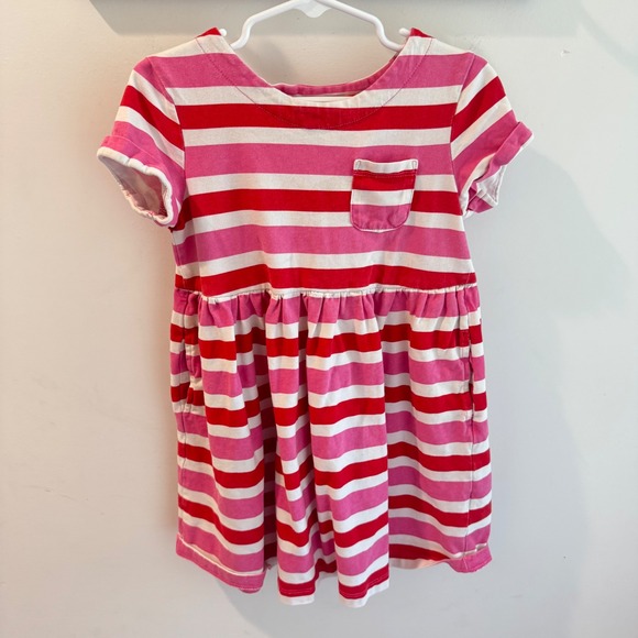Mini Boden Girls Dress Bundle Lot of 4 Size 5-6Y Animals Mermaids Stripes Cats - Picture 2 of 14